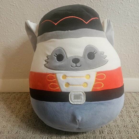 NWT Squishmallow 12" GRACELYNN Winter Fox Nutcracker Outfit Medium Plush Holiday - Picture 1 of 11